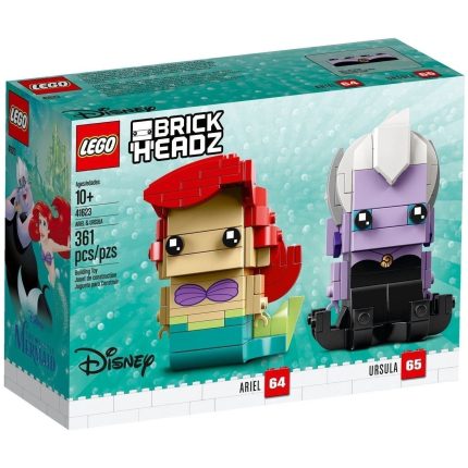 LEGO Disney Brickheadz 41623 Number 64 & 65 - Ariel & Ursula