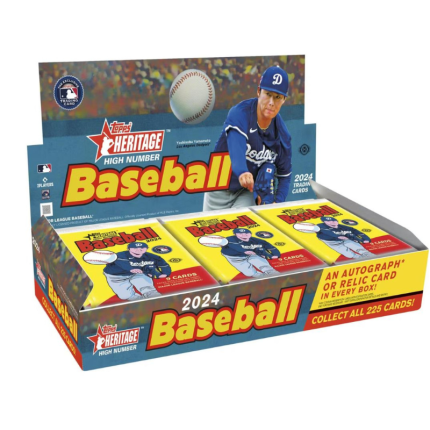 2024 Topps Heritage High Number Baseball Hobby Box